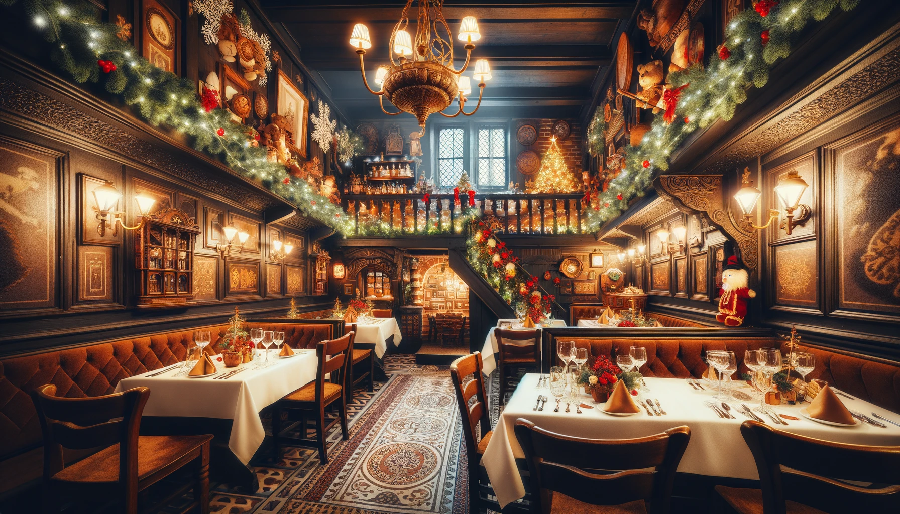 Elegant New Year's Eve Dining in a Traditional Polish Restaurant in Gdansk