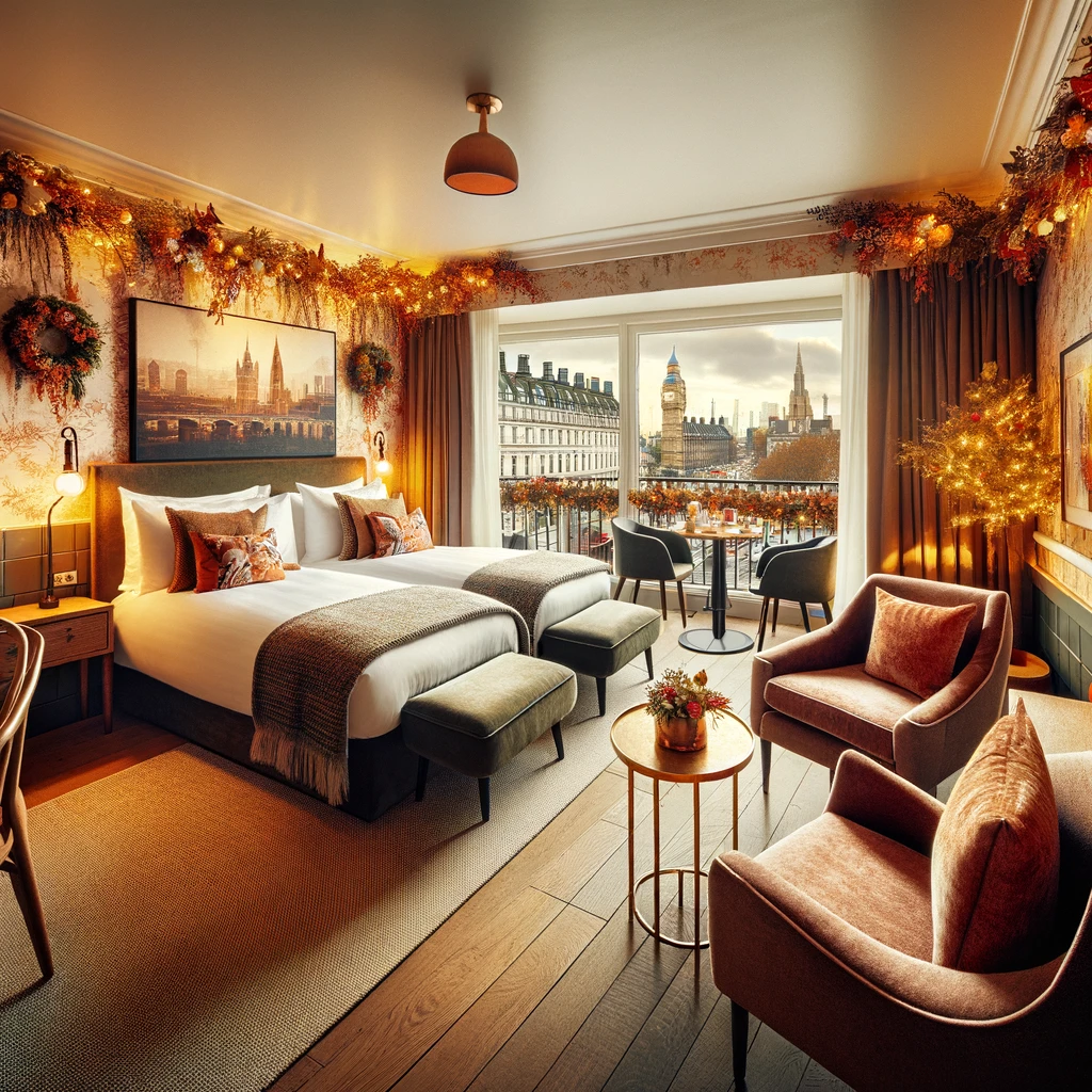 Comfortable Family Room in a London Hotel for New Year's Eve