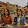 Tourists in Wrocław using card, phone, cash and crypto for payments