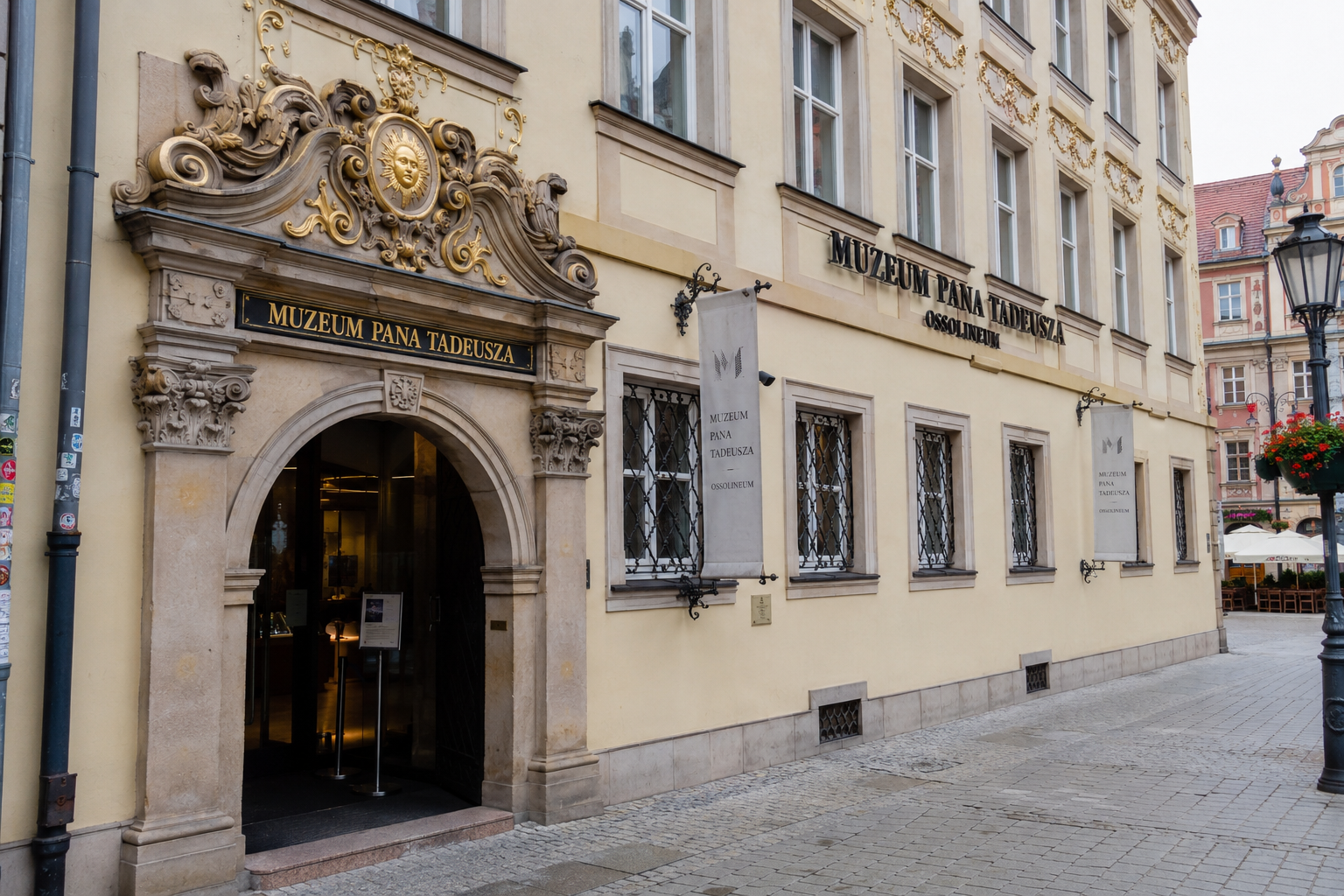 Pan Tadeusz Museum in Wrocław located in the historic House Under the Golden Sun on Market Square