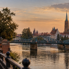 Four-hour walking route in Wrocław near the Odra River and Ostrów Tumski